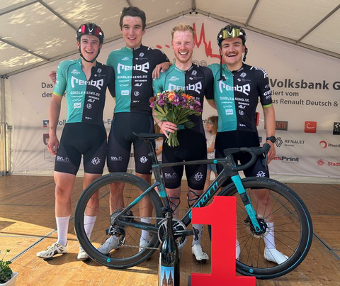 from left to right Jan Marc Temmen, Julian Borresch, Lennart Voege and Jonathan Rottmann