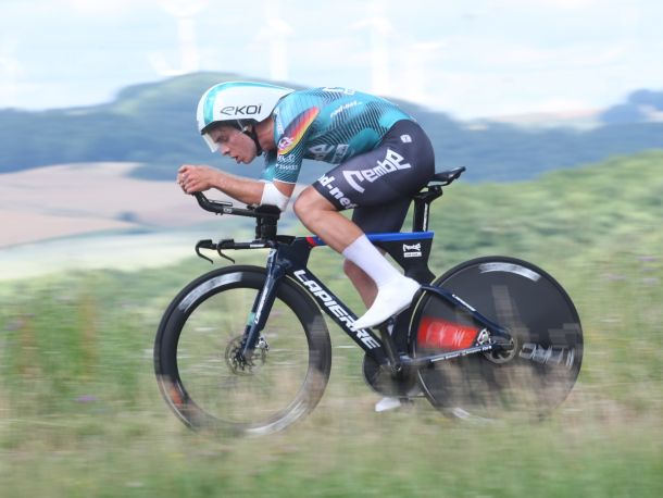 Bruno Keßler fuhr zu DM-Gold im Zeitfahren der U23-Klasse.