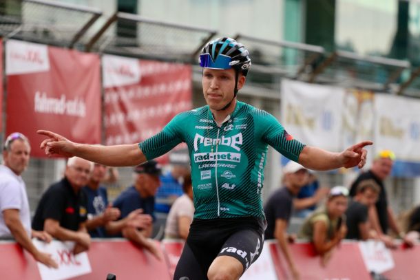 Johannes Adamietz ha vinto il campionato tedesco di ciclismo al Nürburgring.