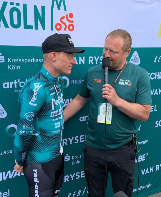 Ole Theiler nach dem Rennen im Interview.