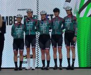 Das Team REMBE<sup><small>®</small></sup> rad-net women beim Copenhagen Sprint (v. li.): Maira Jasch, Miriam Gerwig, Hannah Kunz, Selma Lantzsch und Laura Süßemilch.
