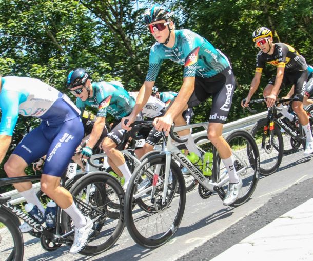 Jermaine Zemke sul percorso dell'U23-DM.