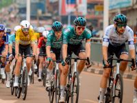 Johannes Adamietz (in third place) received excellent support from his REMBE<sup><small>®</small></sup> rad-net teammates.