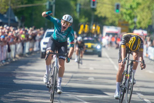 Paul-Felix Petry won the German Cycling League race in Trier.