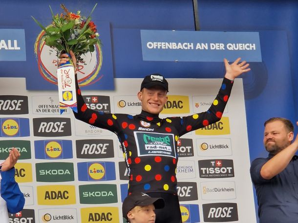 Ole Theiler ist neuer Träger des Bergtrikots.