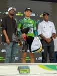 Miguel Heidemann con la maglia di miglior velocista del Tour du Rwanda.